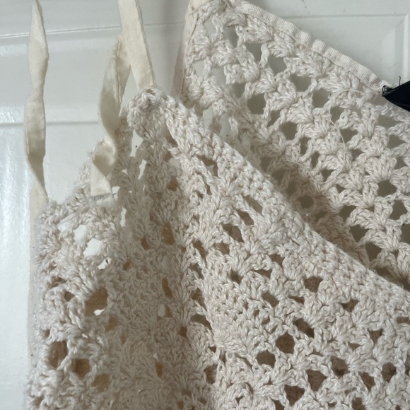 Zara crochet cropped Shirt - Picture 4 of 7